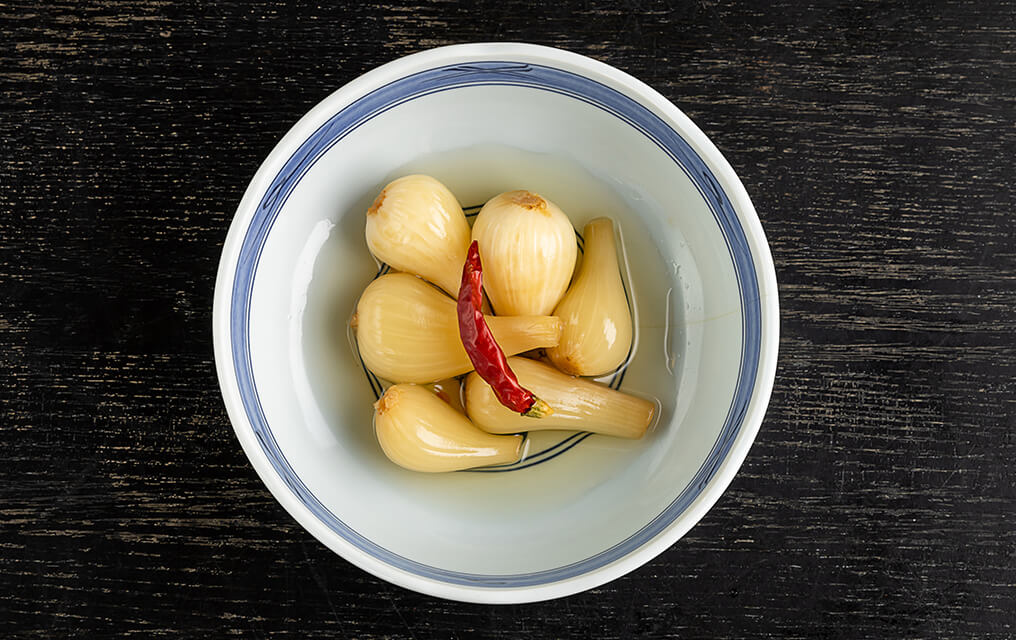 自家製らっきょう